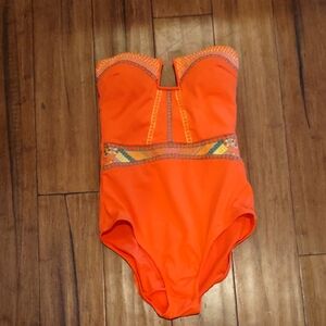Nanette Lepore Bright Orange Swimwear